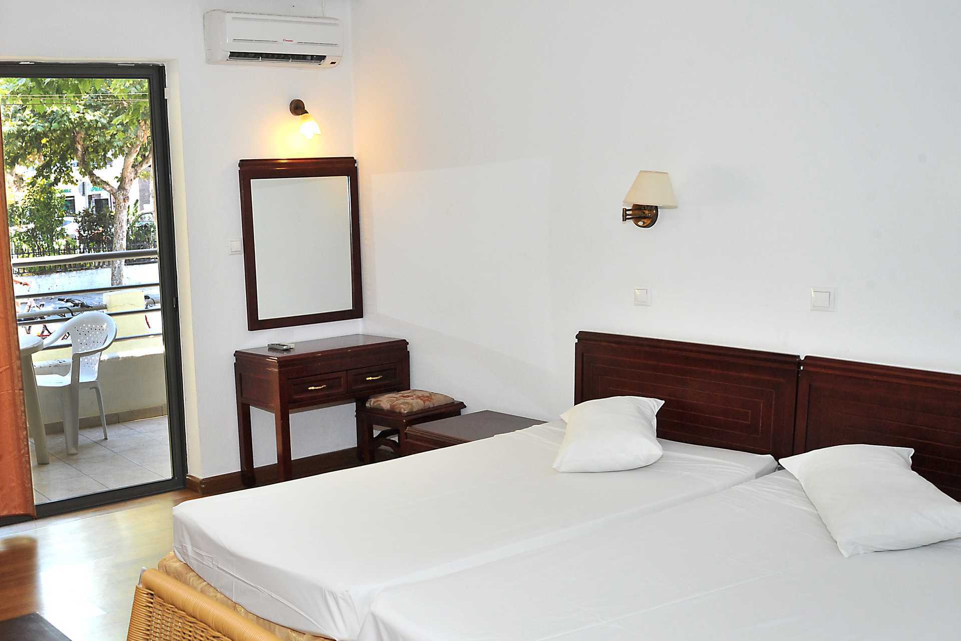 1-lejlighed på hotel Santa Marina i Kos by på Kos, Grækenland.