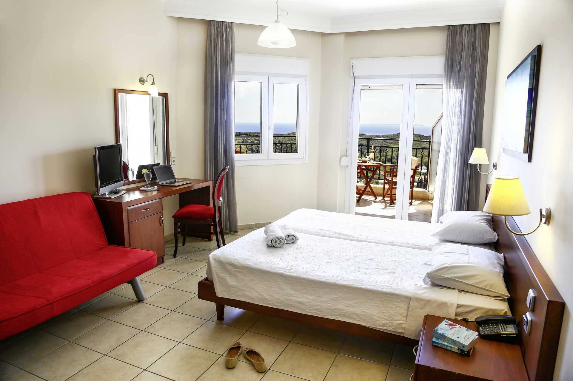 1-værelses lejlighed på Hotel Alea i Parga, Grækenland.