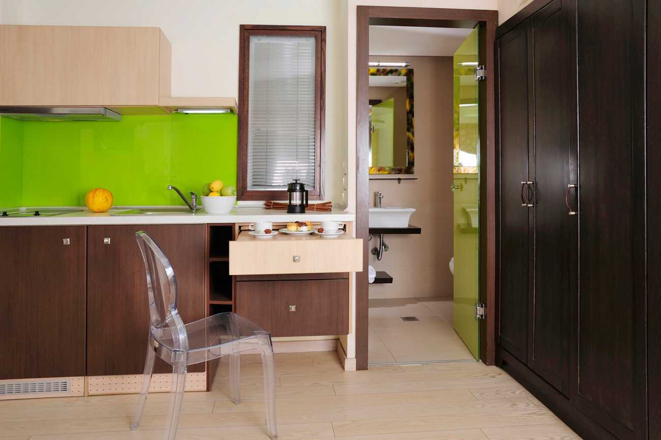 1-værelses lejlighed på hotel Steris i Rethymnon by på Kreta, Grækenland.