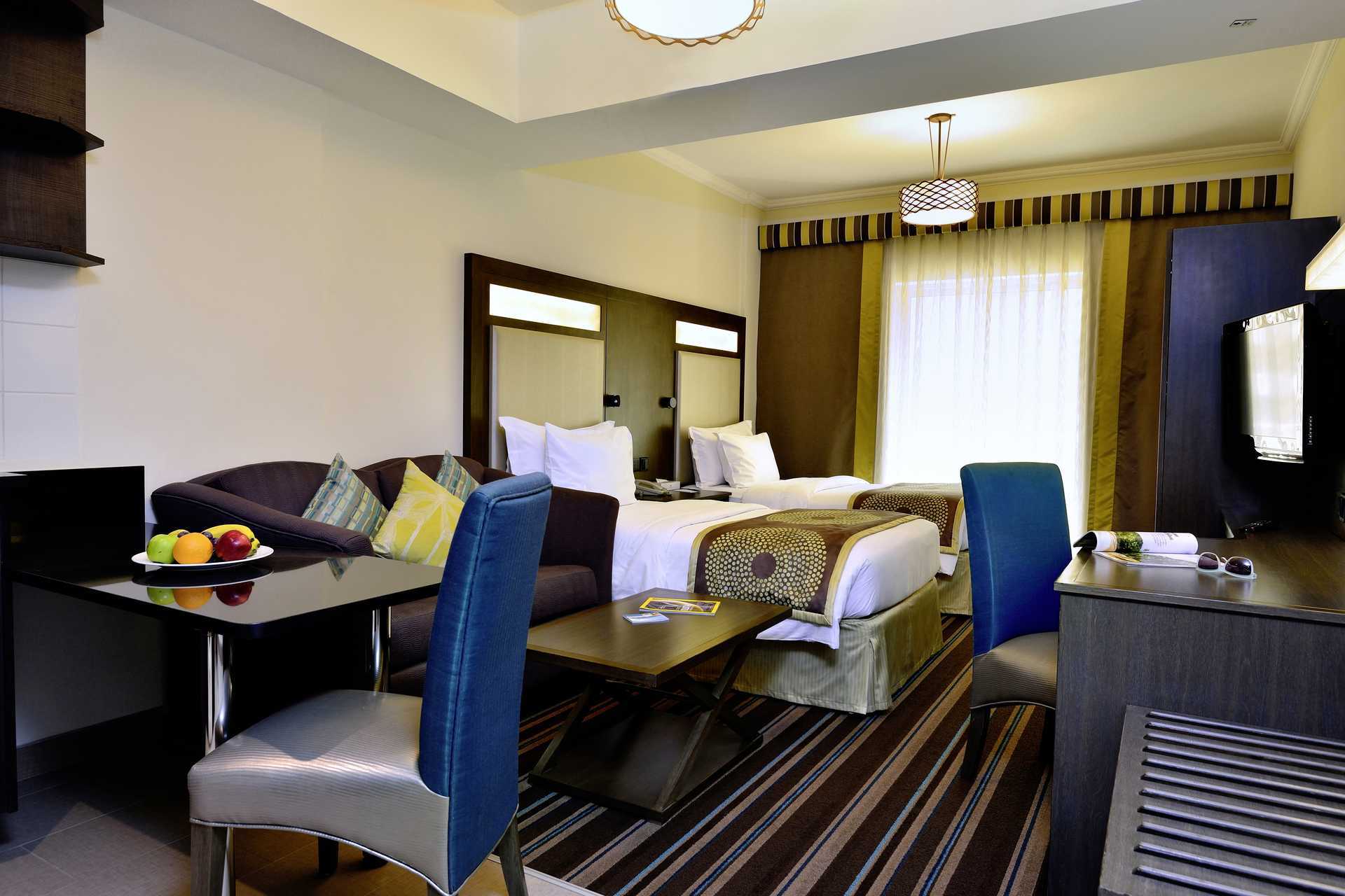 1-værelses lejlighed på Savoy Central hotel i Bur Dubai, De Forenede Arabiske Emirater.