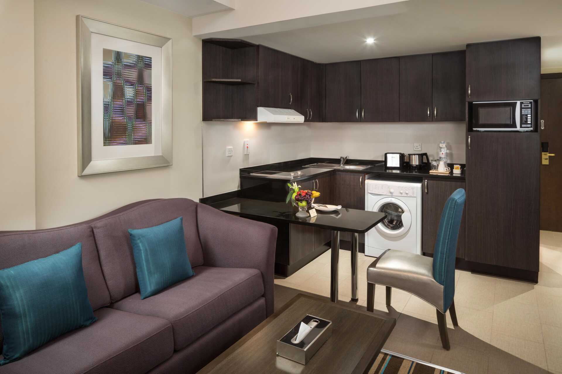 1-værelses lejlighed på Savoy Central hotel i Bur Dubai, De Forenede Arabiske Emirater.