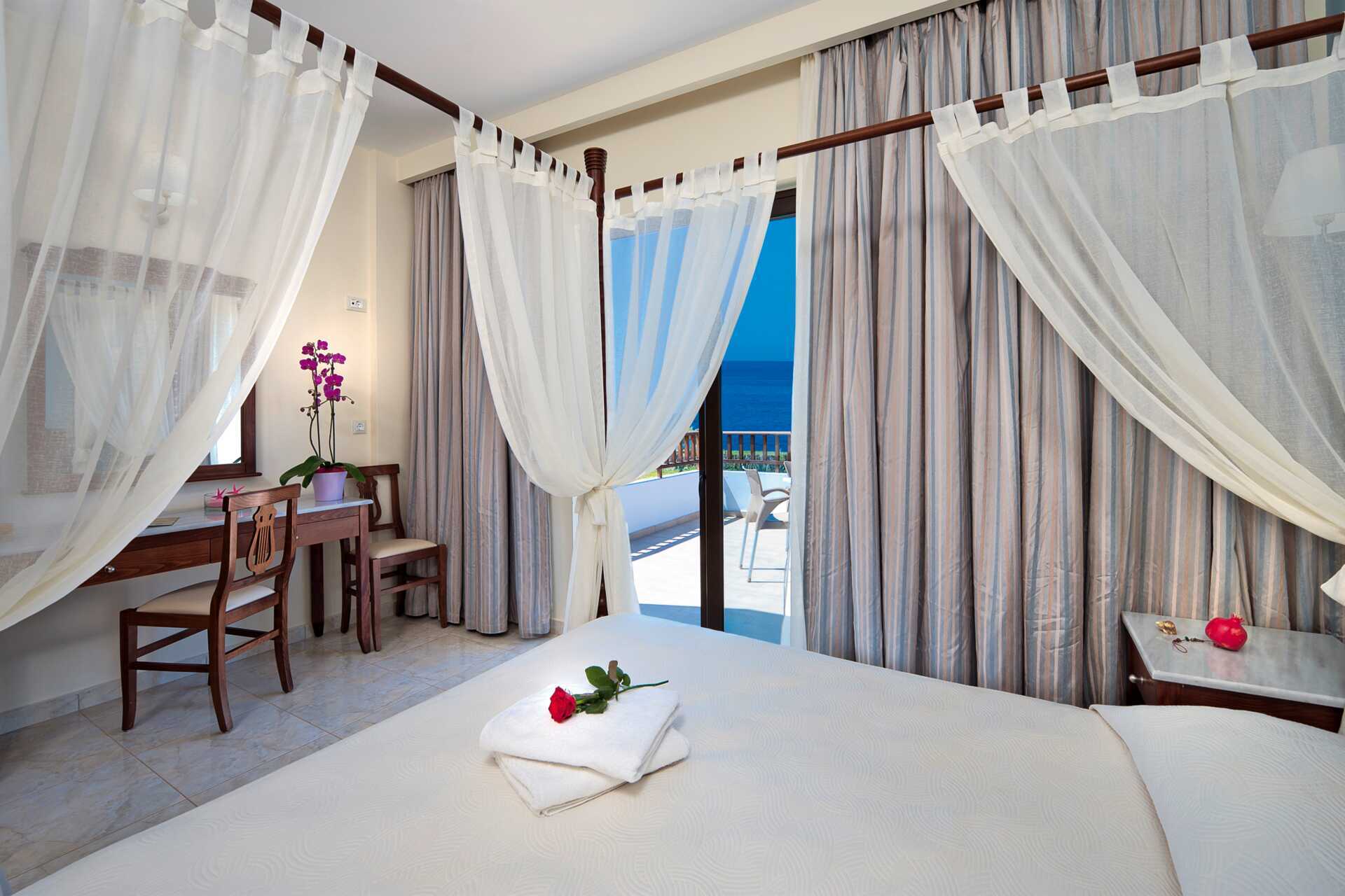 1-værelses lejligheder med på Geraniotis Beach i Platanias på Kreta i Grækenland