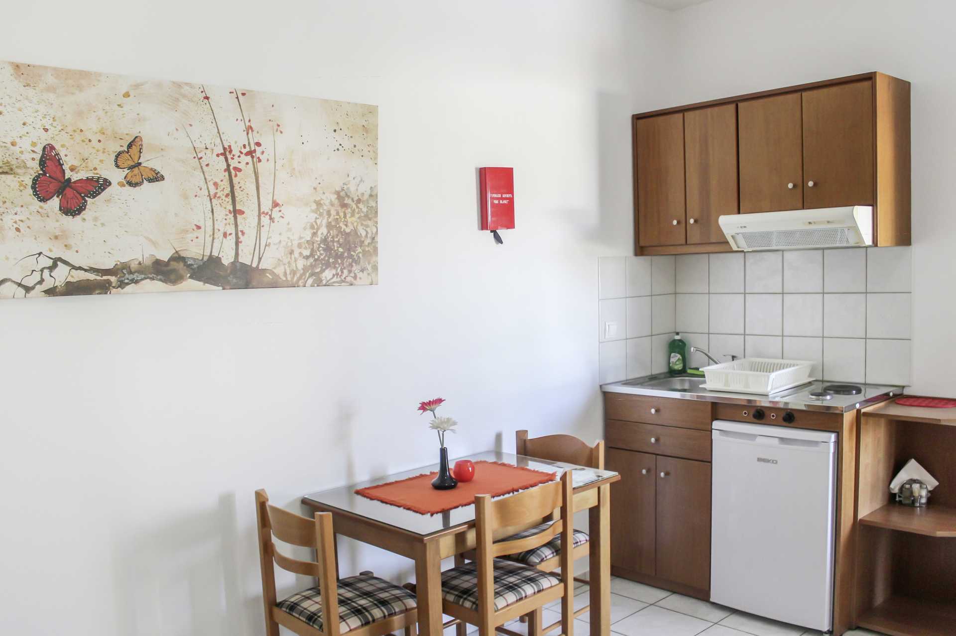 1-værelses lejligheder på Hotel Anthimos i Platanias på Kreta, Grækenland