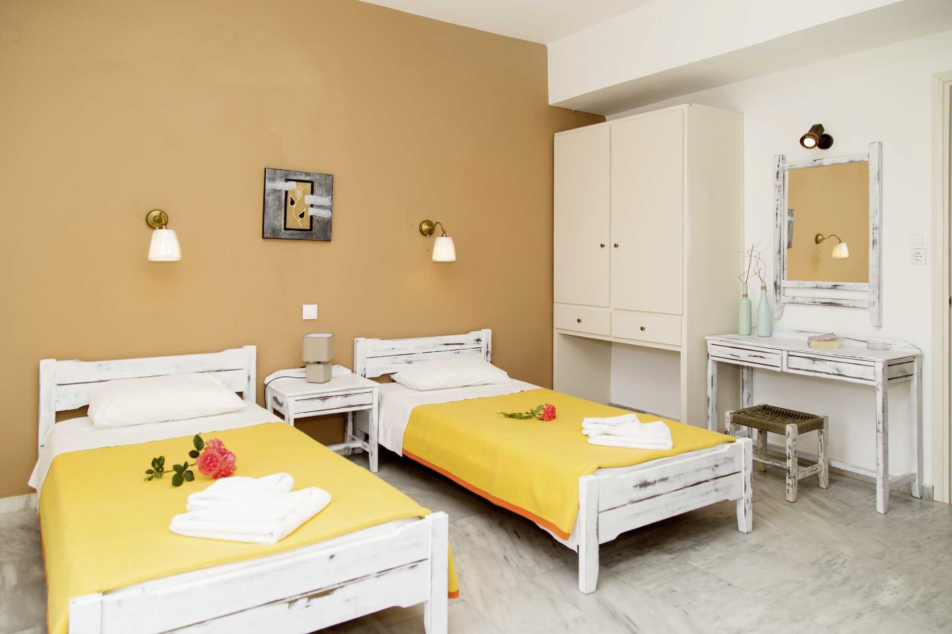 1-værelses lejligheder på Hotel Marva i Rethymnon på Kreta.