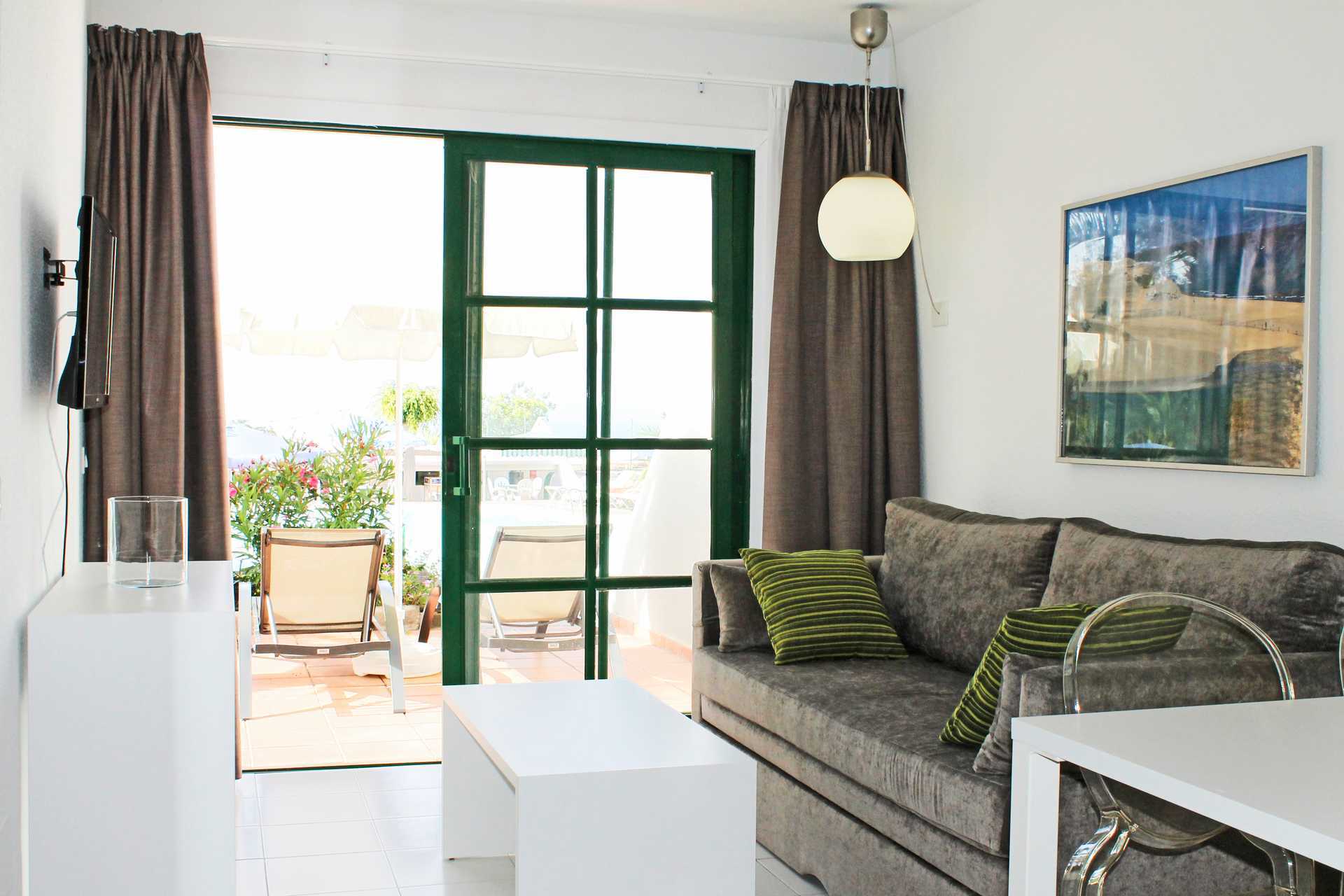 2-værelses deluxe lejlighed på Hotel Babalu på Gran Canaria, De Kanariske Øer, Spanien.