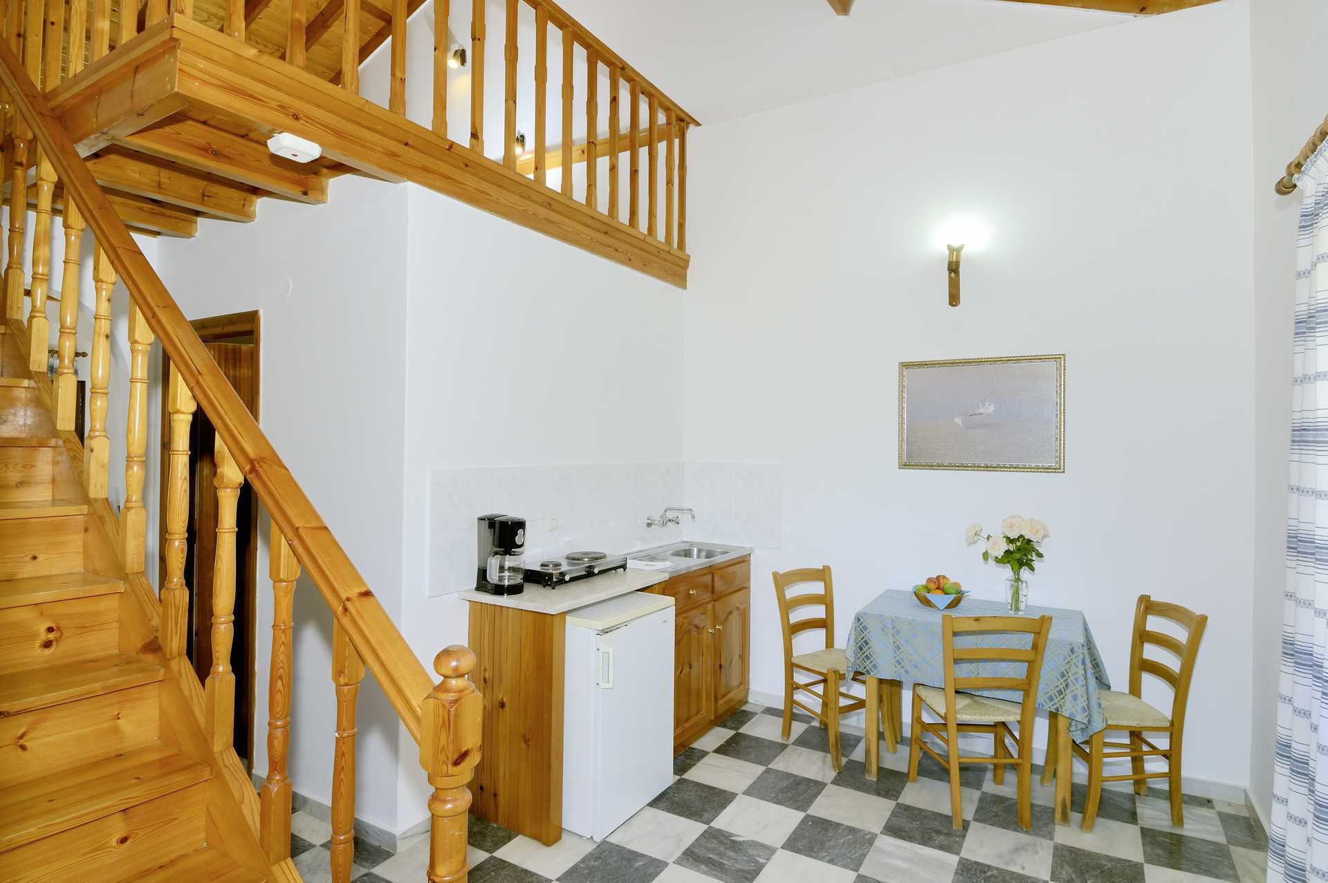 2-værelses lejlighed i etage på Hotel Agrilionas på Samos, Grækenland.