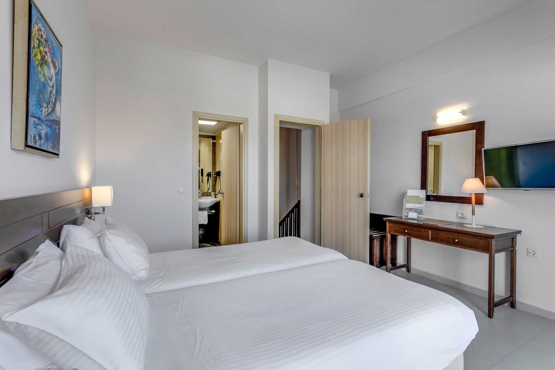 2-værelses lejlighed i etage på hotel Casa di Porto på Kreta, Grækenland.