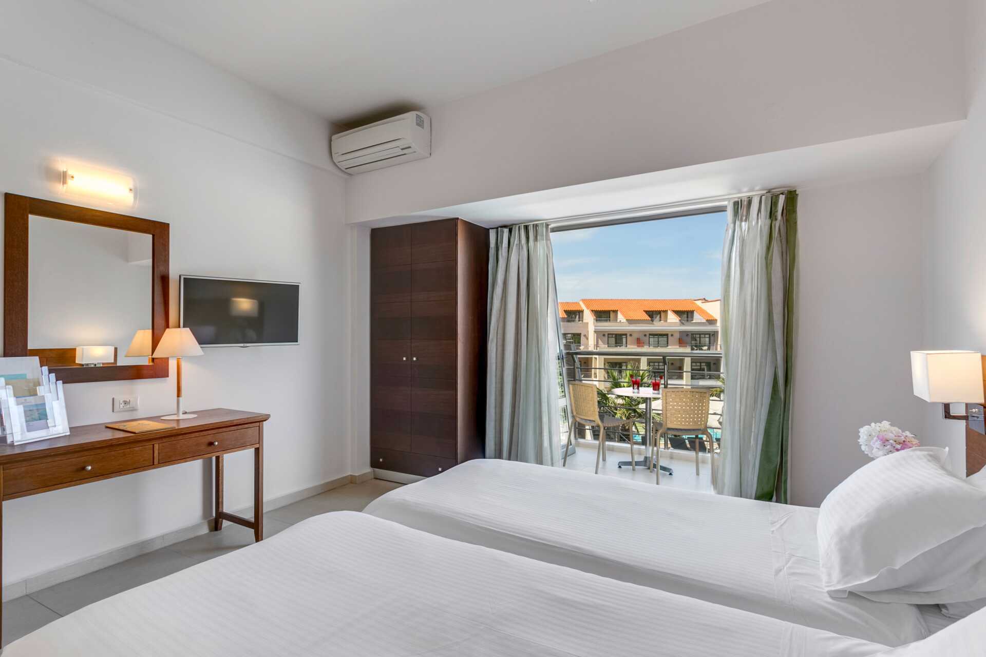 2-værelses lejlighed i etage på hotel Casa di Porto på Kreta, Grækenland.