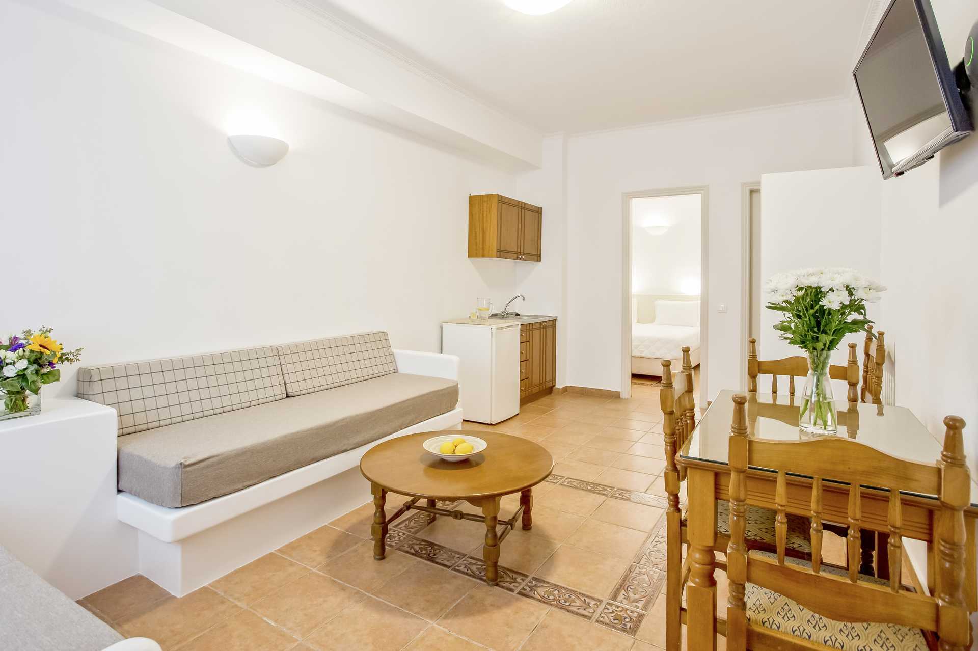 2-værelses lejlighed på Alexandra i Kamari, Santorini.