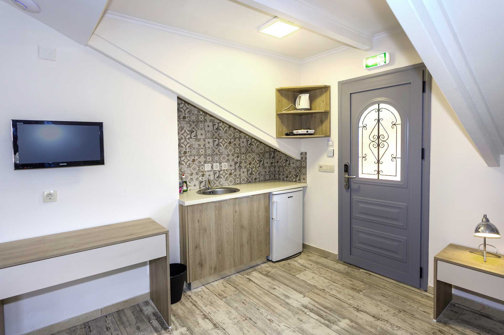 2-værelses lejlighed på Hotel Bacoli i Parga, Grækenland.