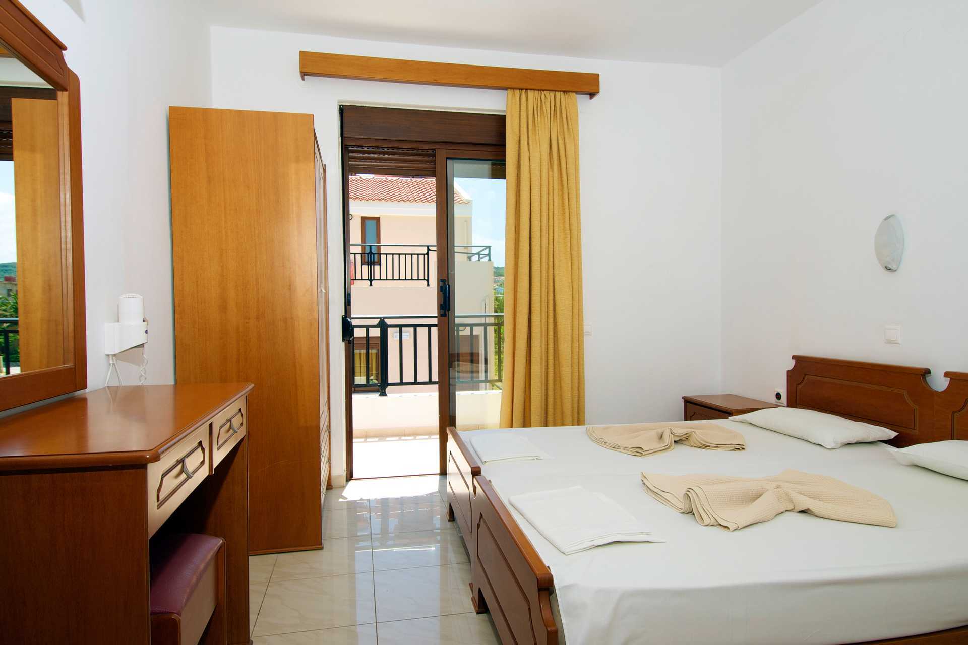 2-værelses lejlighed på Hotel Costas & Christina på Kreta, Grækenland.
