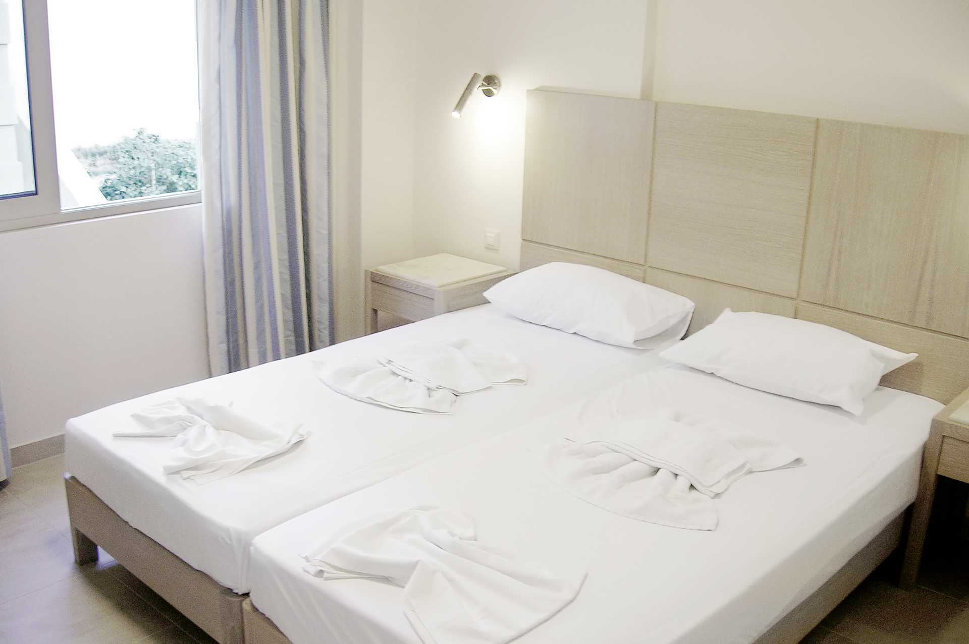 2-værelses lejlighed på Hotel Lissos på Kreta, Grækenland.