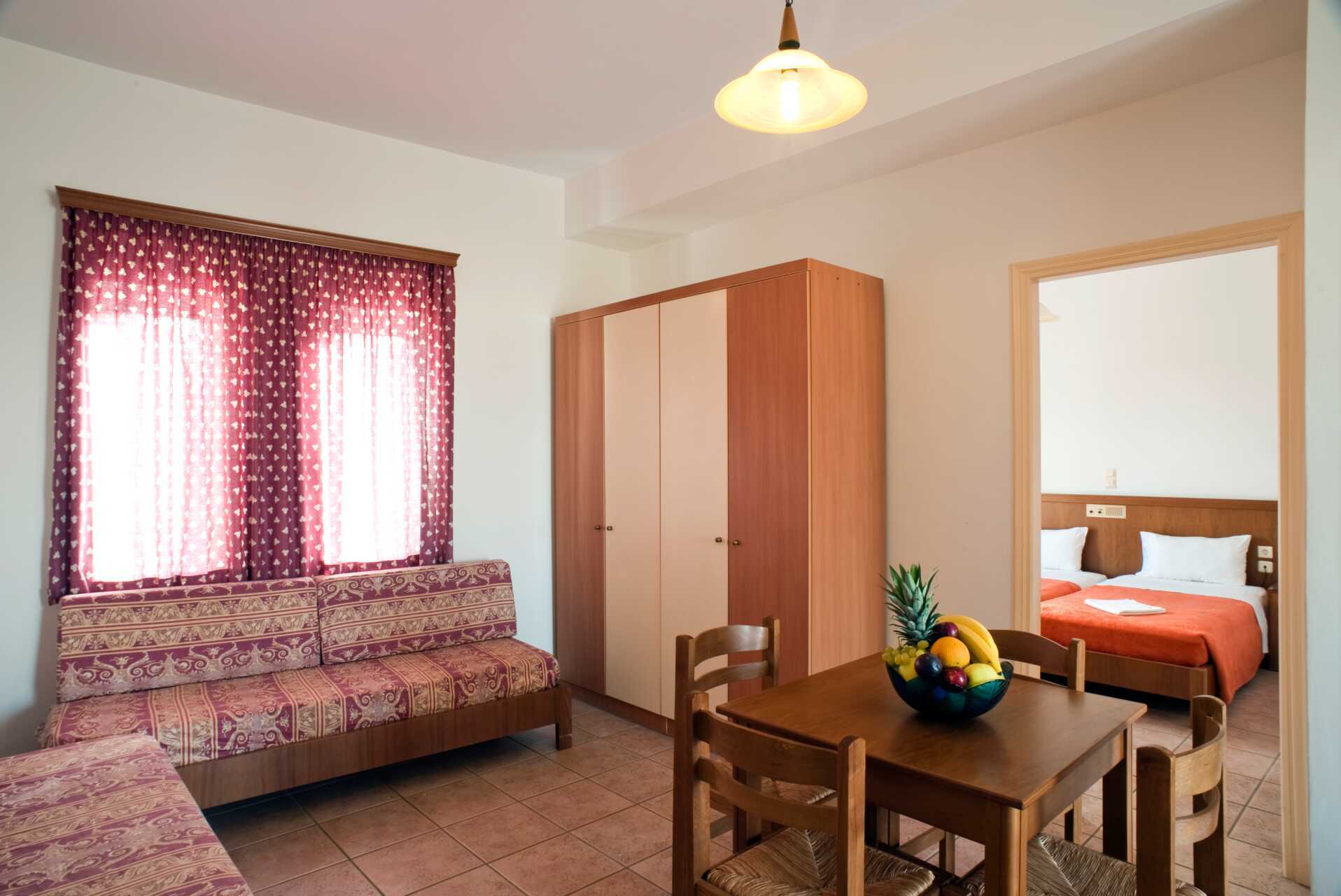 2-værelses lejlighed på Hotel Nontas på Kreta, Grækenland