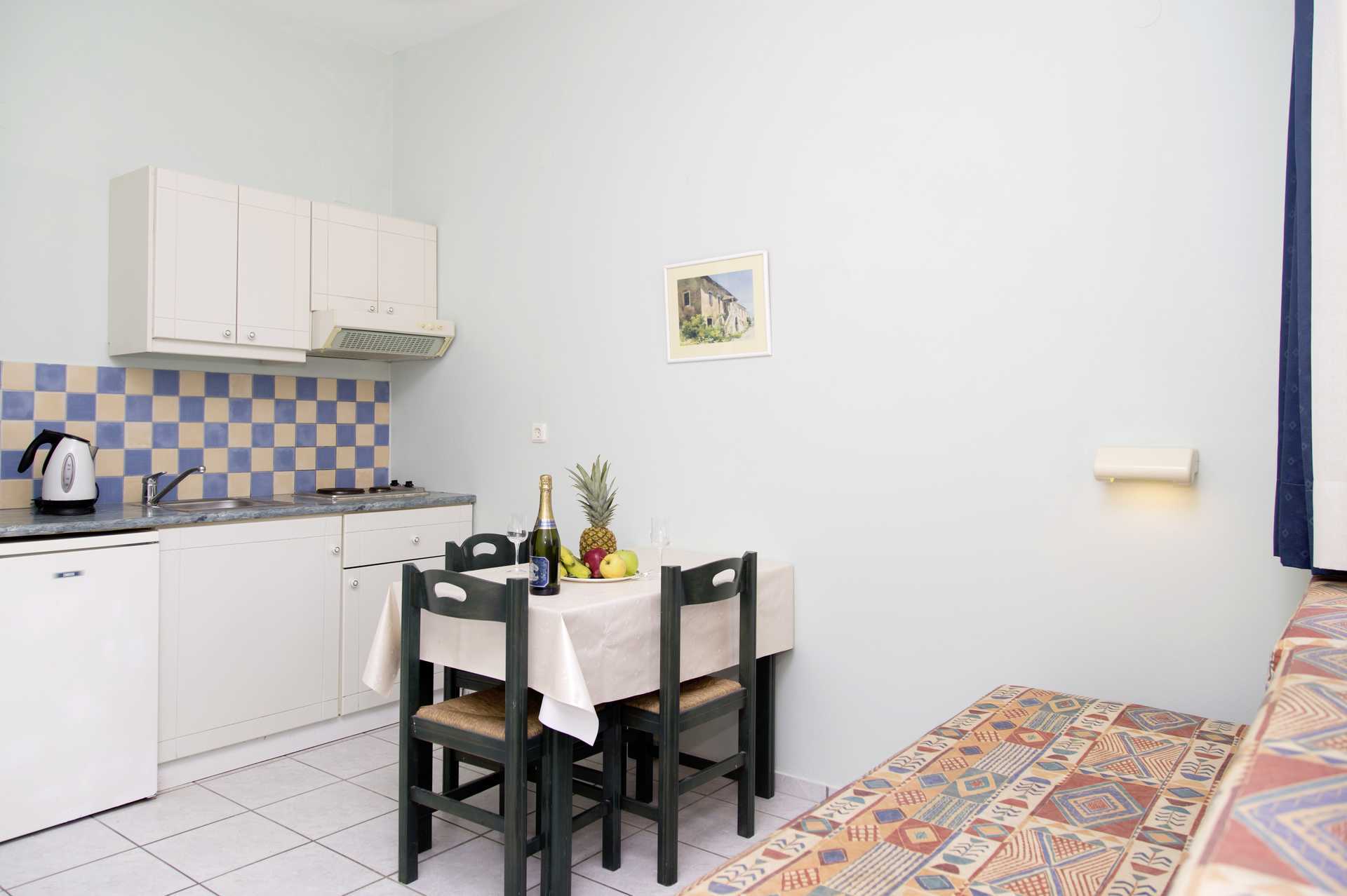 2-værelses lejligheder på Hotel Marva i Rethymnon på Kreta.