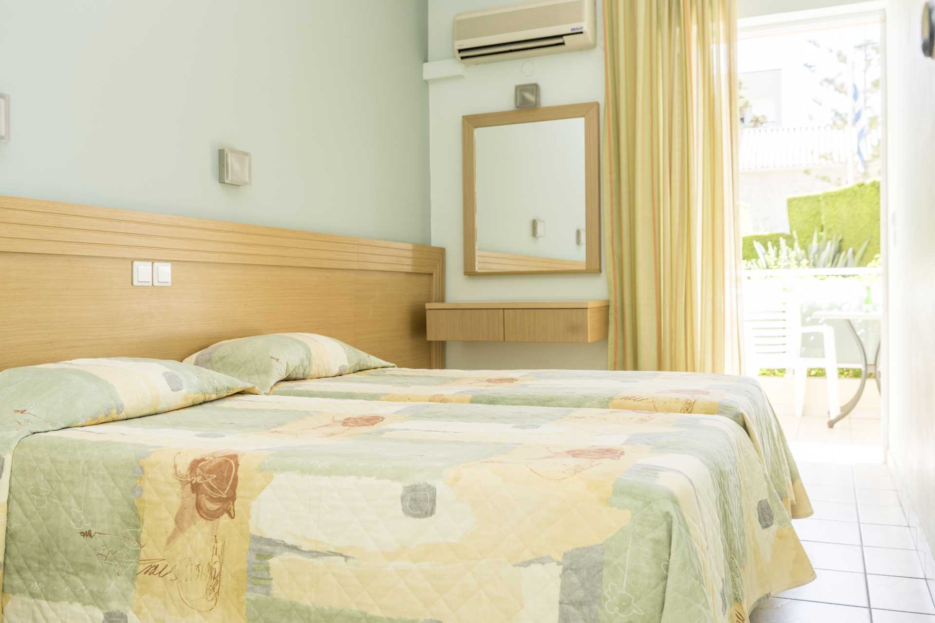 2-værelses lejligheder på Hotel Melmar i Rethymnon by på Kreta.