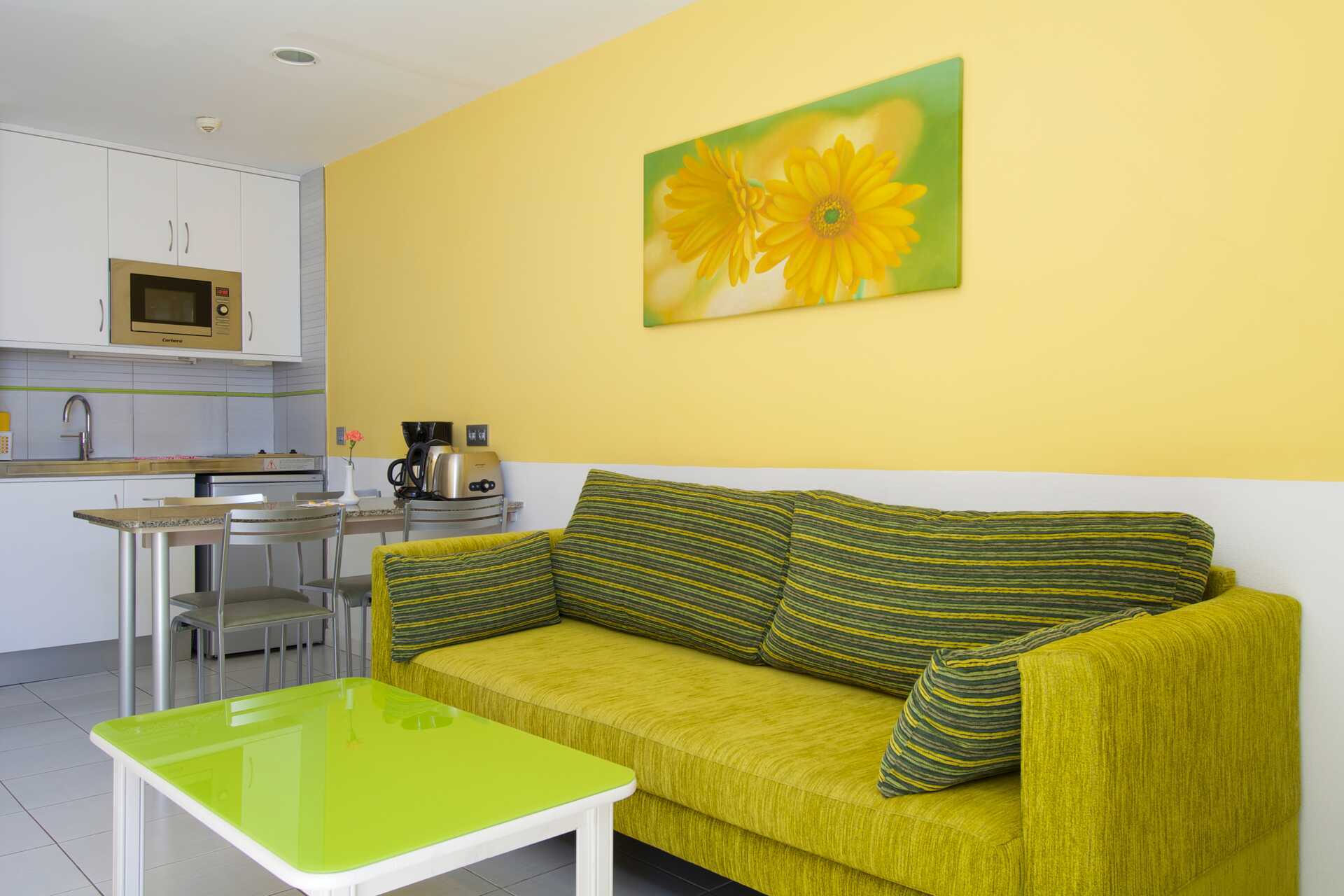 2-værelses superior lejlighed på Hotel Riosol på Gran Canaria, De Kanariske Øer.