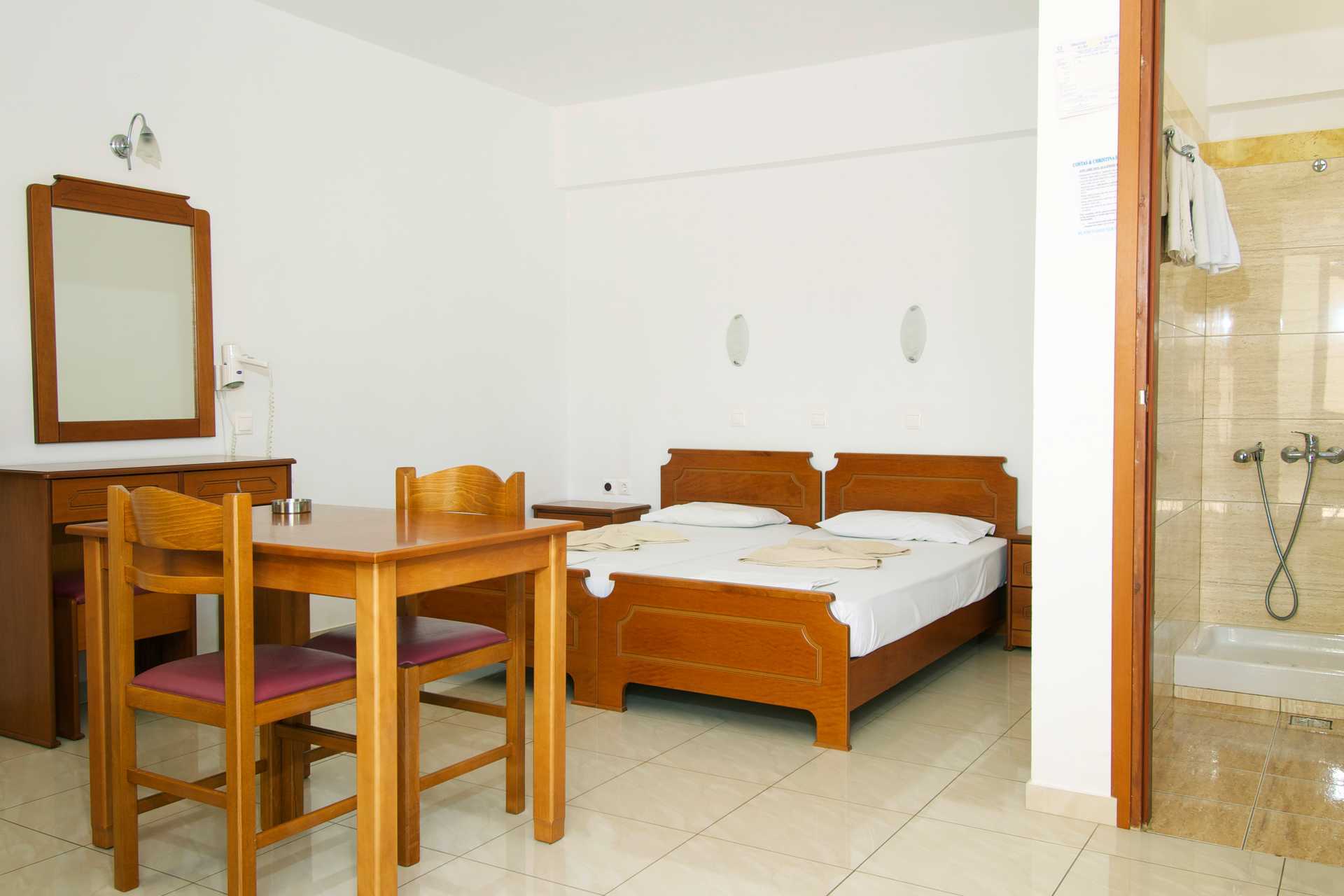 3-værelses lejlighed i etage på Hotel Costas & Christina på Kreta, Grækenland.