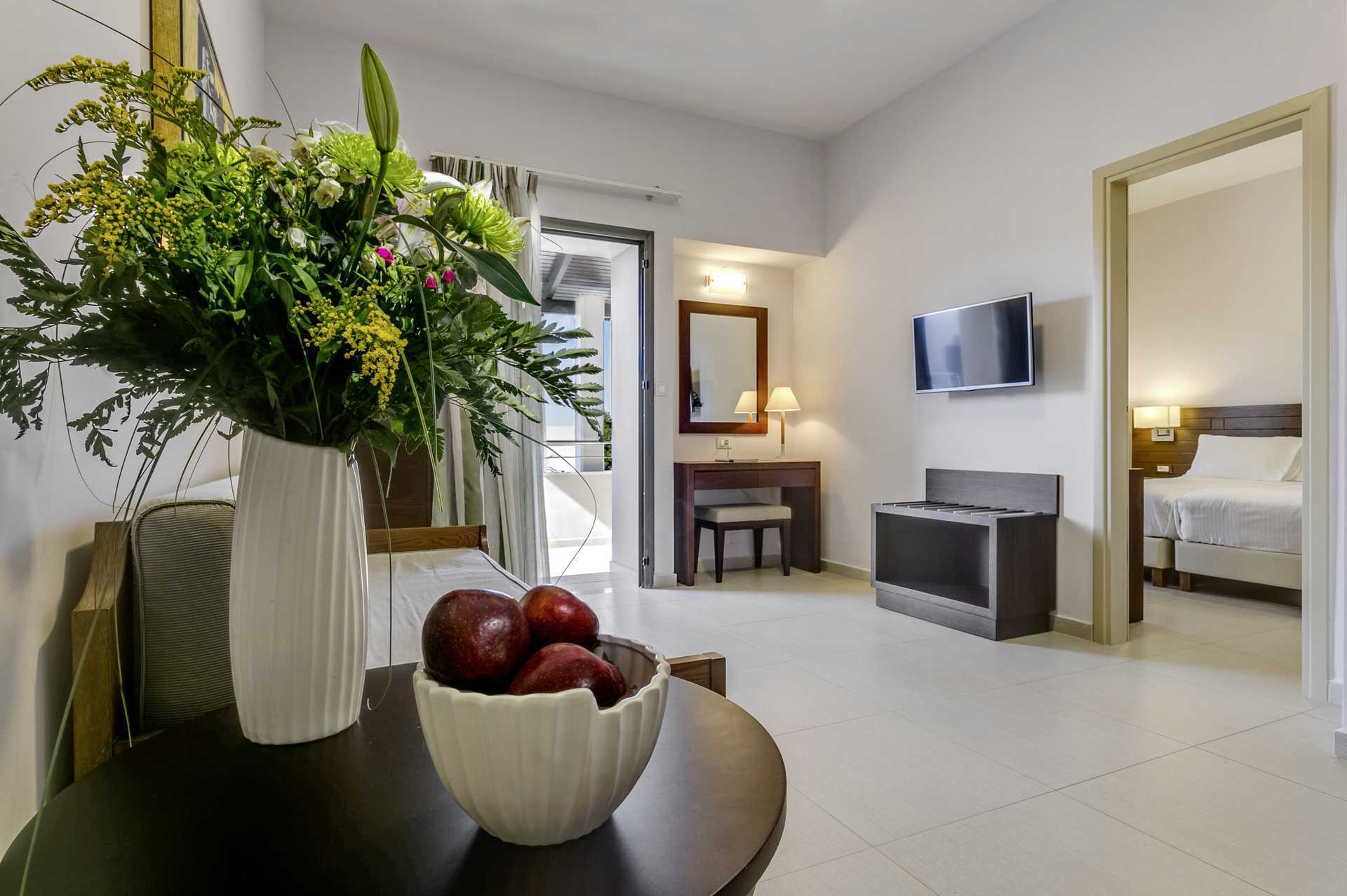 3-værelses lejlighed på hotel Casa di Porto på Kreta, Grækenland.