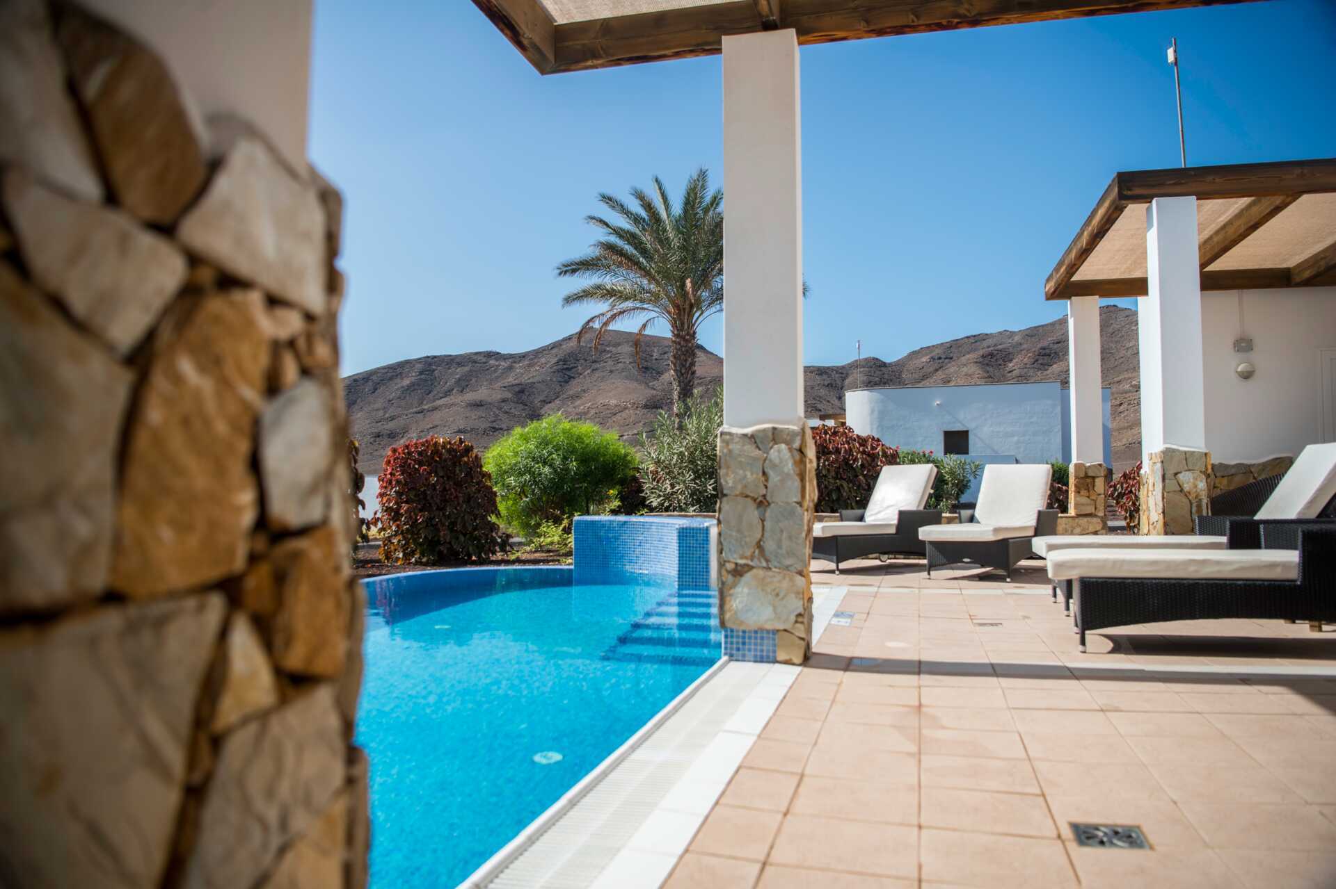 3-værelses villa på Playitas Resort på Fuerteventura, De Kanariske Øer.