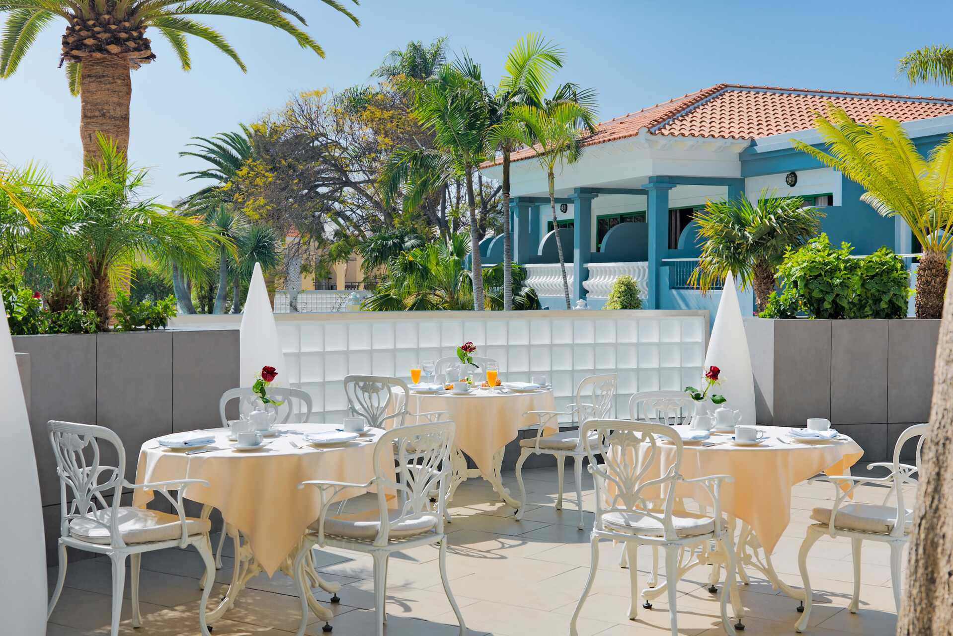 Morgenmadsrestaurant på Hotel Adrian Colon Guanahani på Tenerife, De Kanariske Øer.