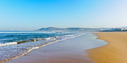Strand i Agadir, Marokko.