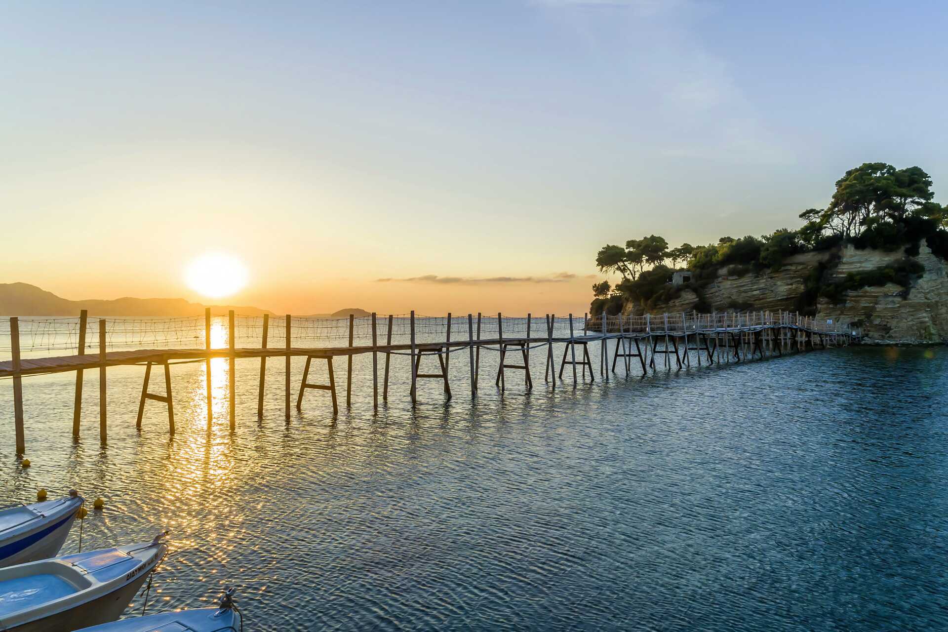 Cameo Island i Laganas på Zakynthos, Grækenland