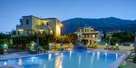 Poolområde på Hotel Agrilionas på Samos, Grækenland.