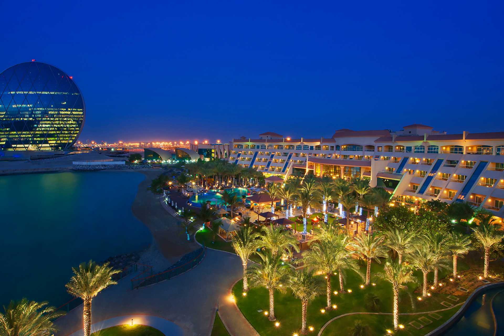 Hotel Al Raha Beach i Abu Dhabi, De Forenede Arabiske Emirater.