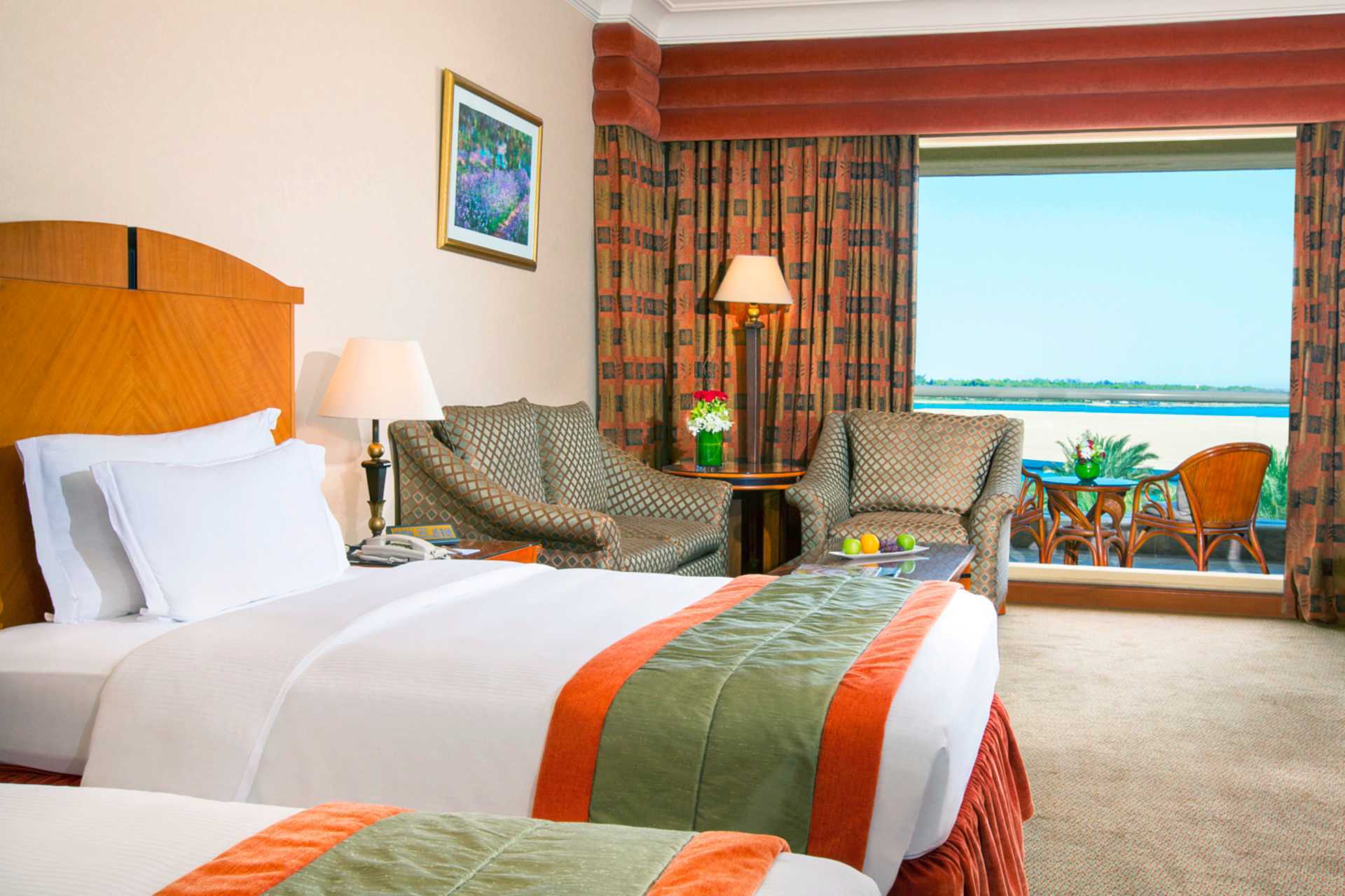 Superior-værelser på hotel Al Raha Beach i Abu Dhabi, De Forenede Arabiske Emirater.