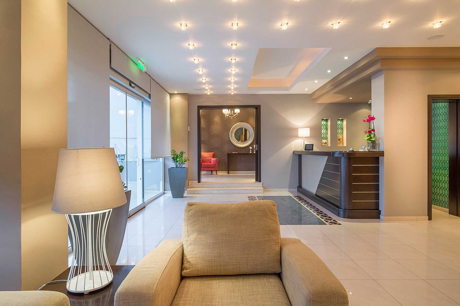 Lobby på Albatros i Sivota, Grækenland