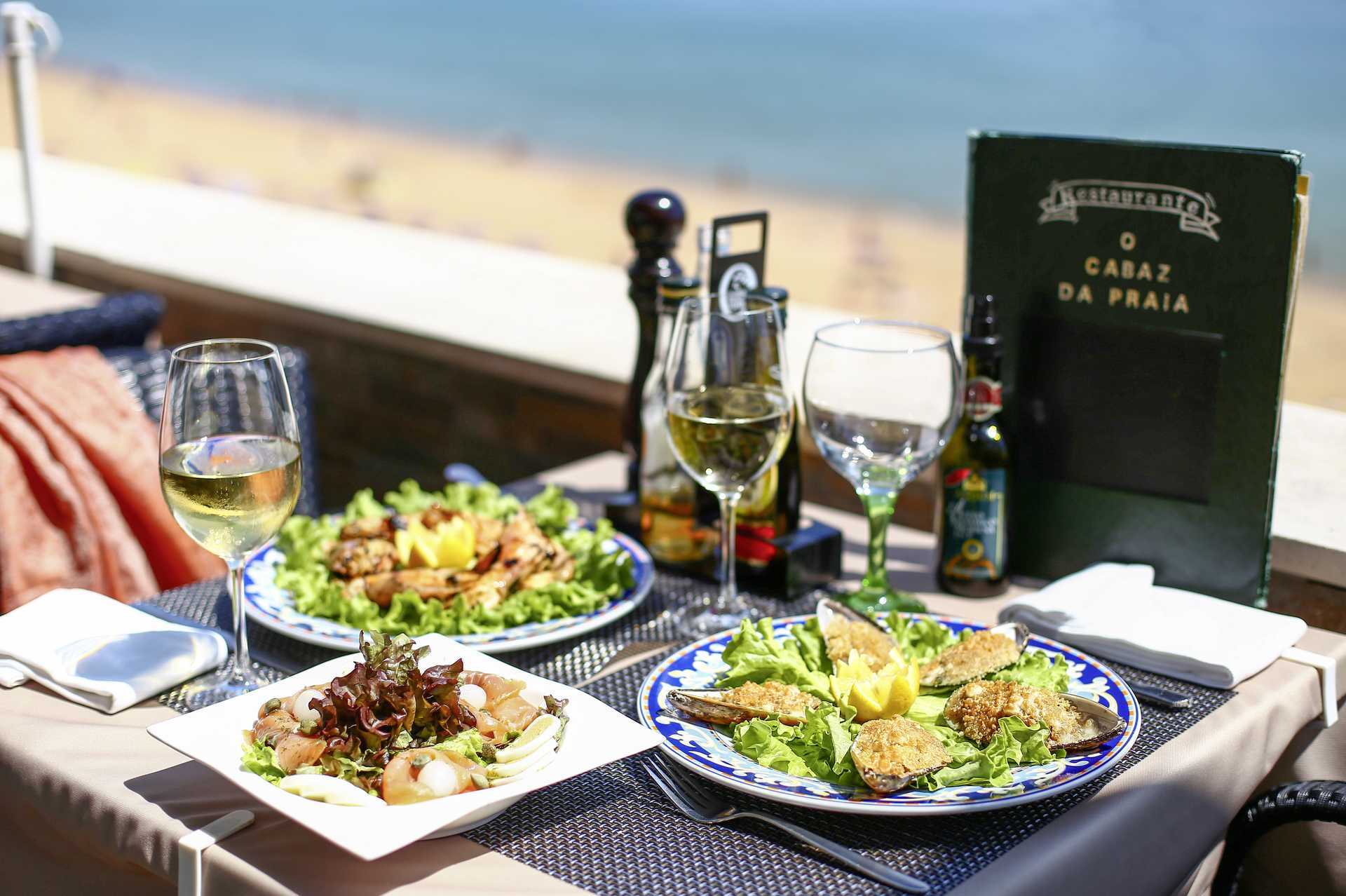 Restaurant i Albufeira, Portugal.