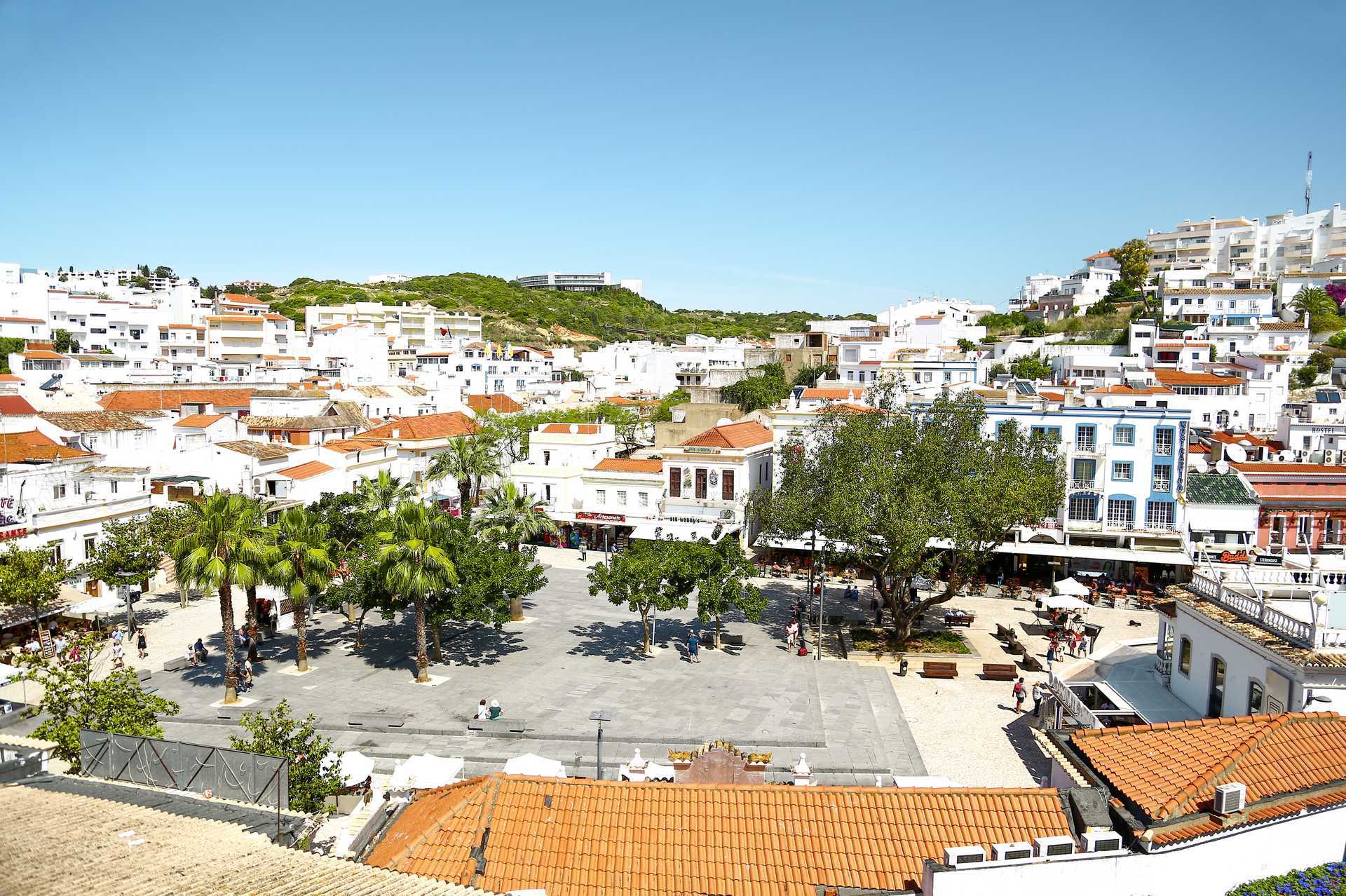 Den gamle by i Albufeira, Portugal.