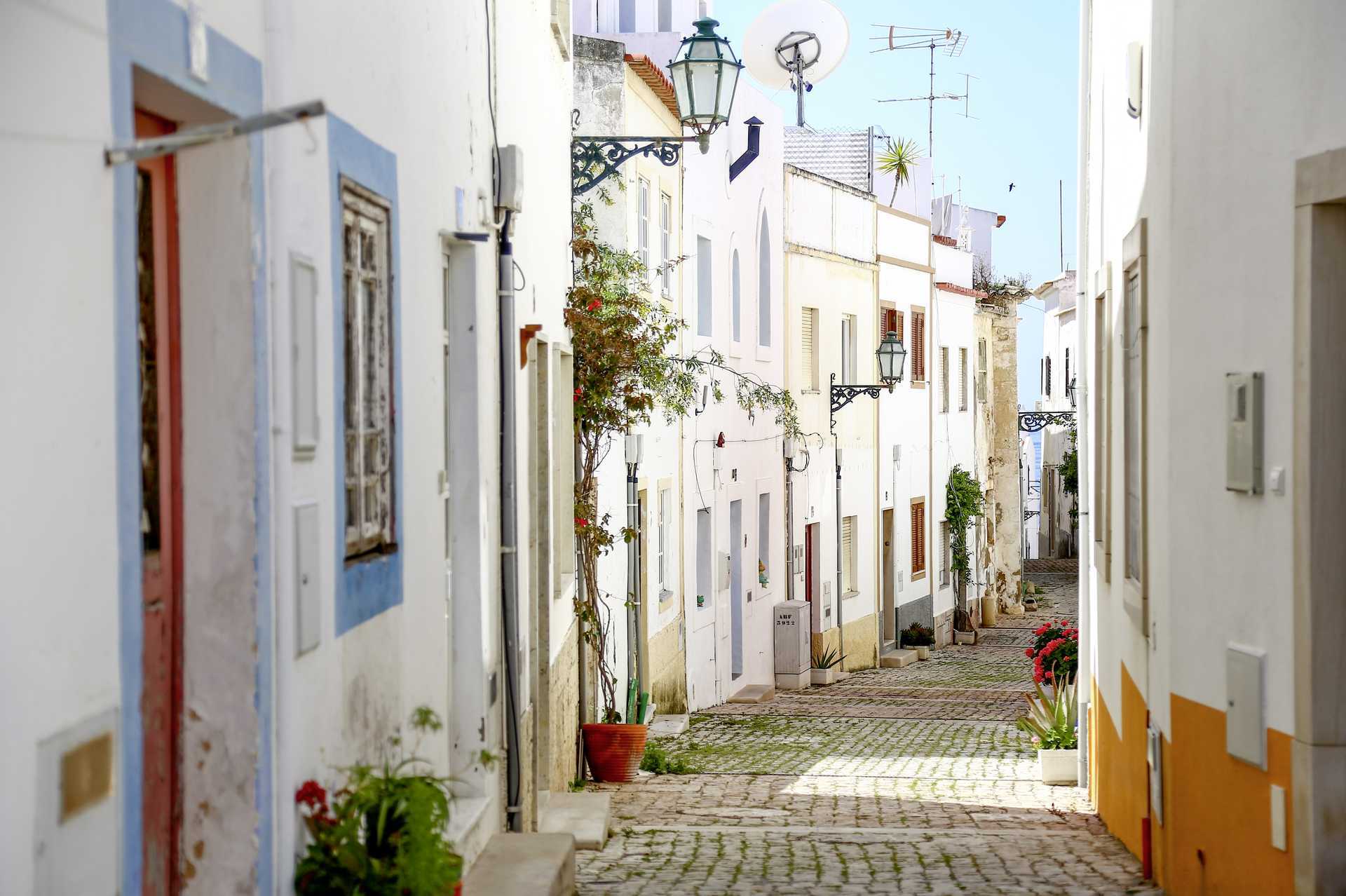 Den gamle by i Albufeira, Portugal.
