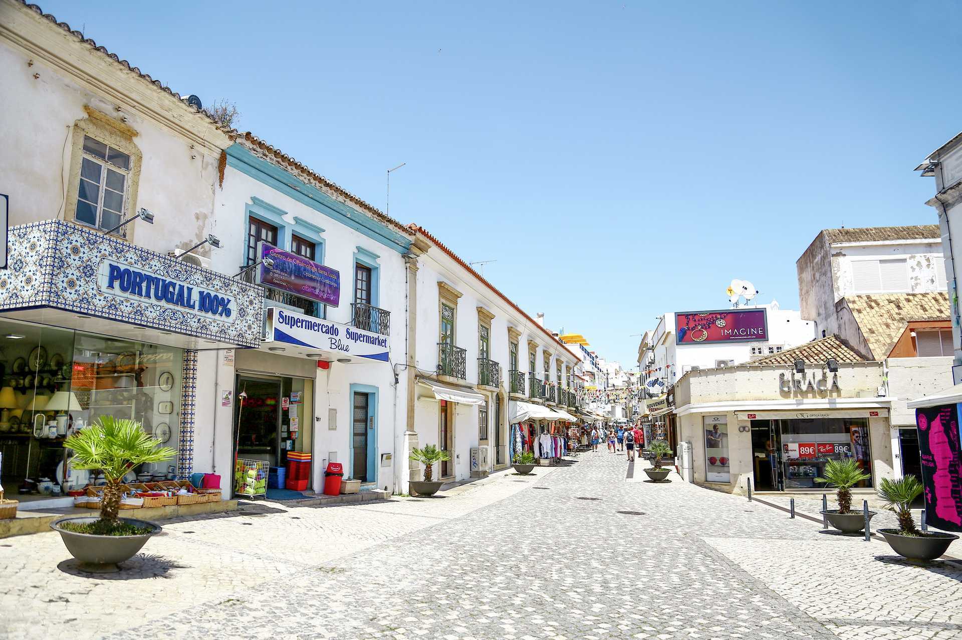 Den gamle by i Albufeira, Portugal.