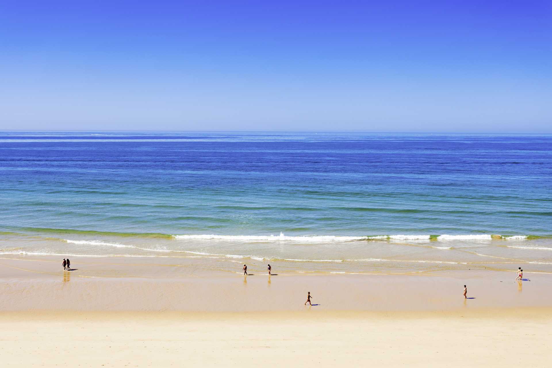 Falesia Beach ved Albufeira på Algarvekysten, Portugal