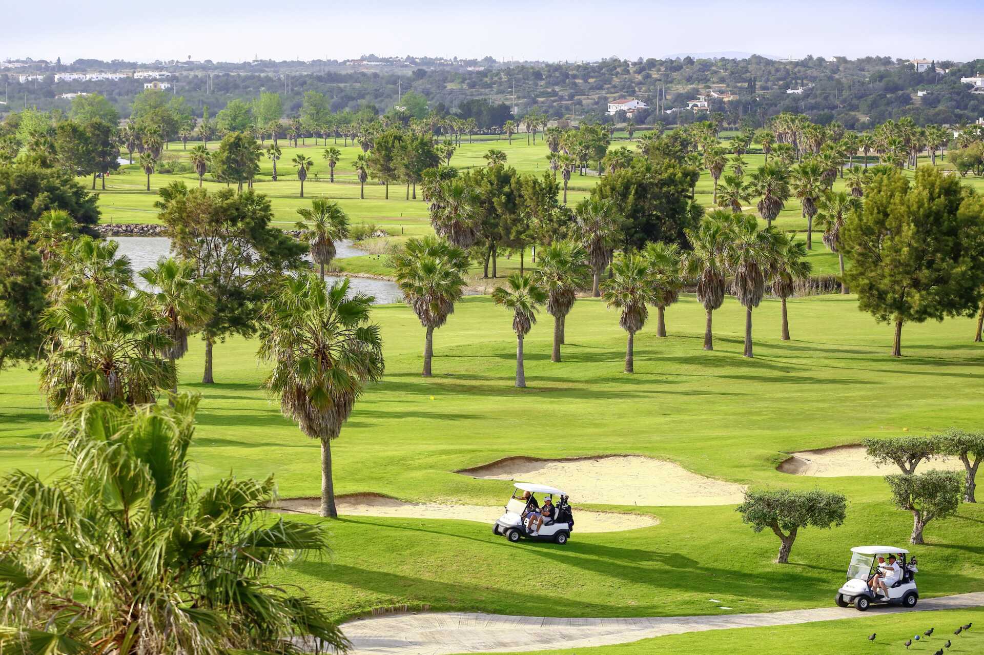 En af de fine golfbaner på Algarvekysten, Portugal