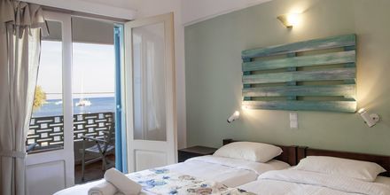 Dobbeltværelse på Hotel Alea Mare på Leros, Grækenland.