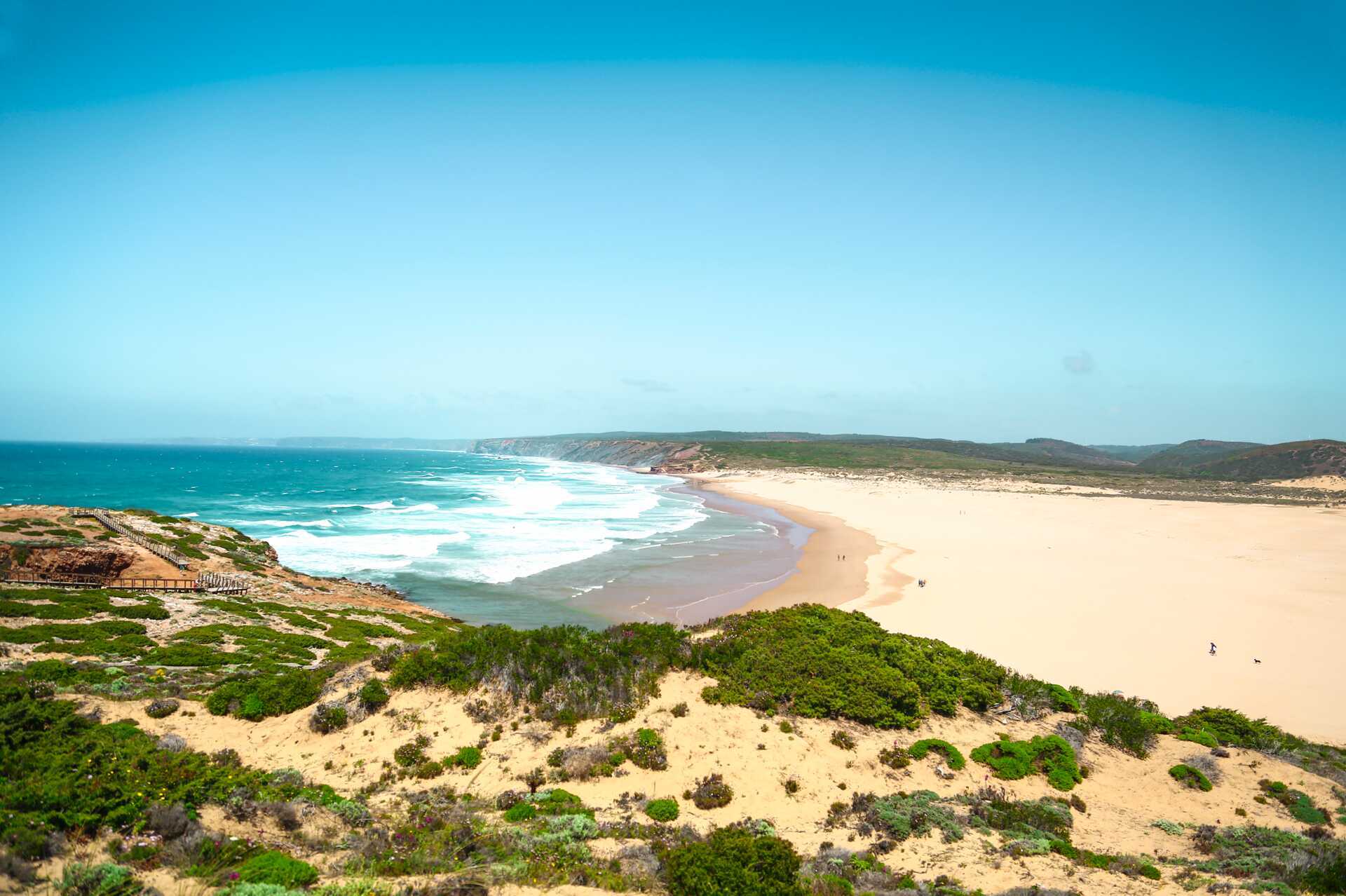 Praia do Borderia på Algarvekysten, Portugal
