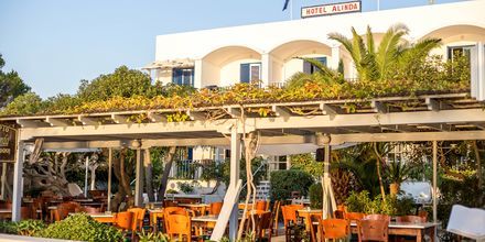 Restaurant på Hotel Alinda på Leros i Grækenland.