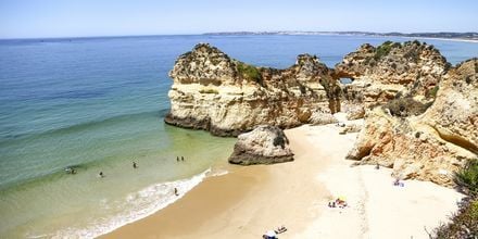 Praia dos Tres Irmas på Algarvekysten, Portugal
