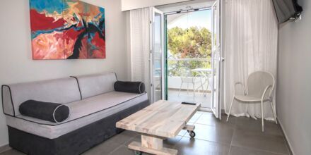 Renoverede 2-værelses lejligheder på Hotel Anthemis på Samos, Grækenland.