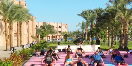 Yoga på Aqua Vista i Hurghada, Egypten.