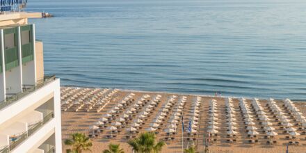 Stranden ved Hotel Aquila Porto Rethymno på Kreta, Grækenland