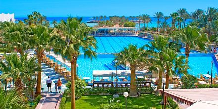 Poolområde på Arabia Azur Resort i Hurghada, Egypten