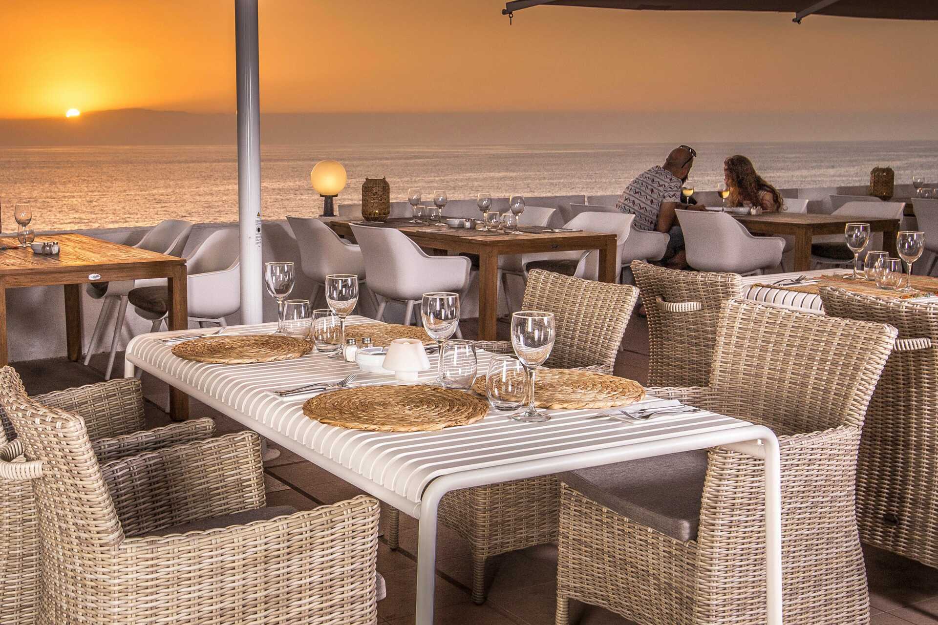 Restaurant på hotel Atlantic Holiday, Tenerife.