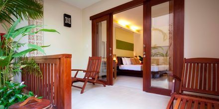 Deluxe-værelse plus på Hotel Bamboo Village Resort i Vietnam.