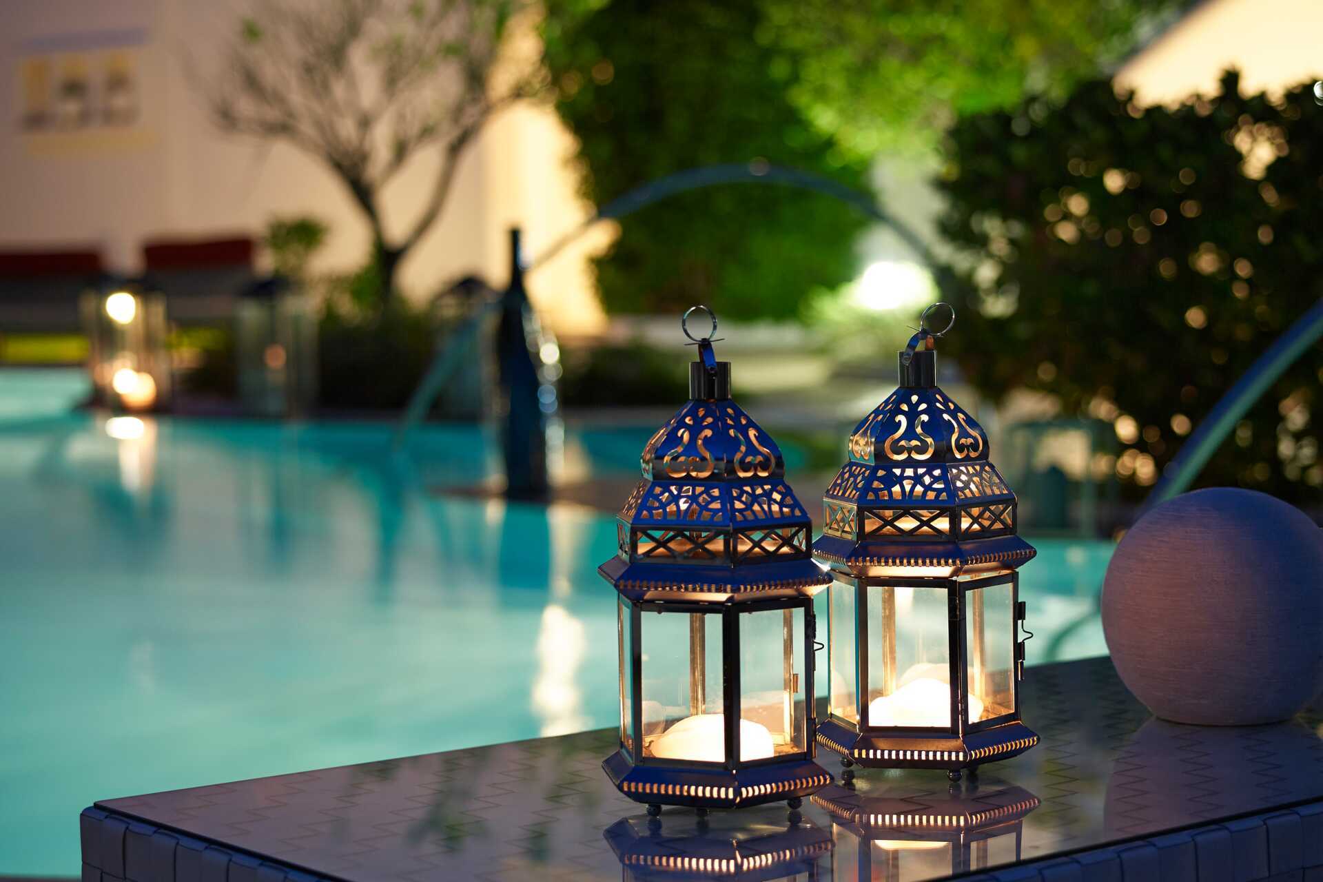 Bar på hotel Esperos Village Blue &amp; Spa på Rhodos, Grækenland.