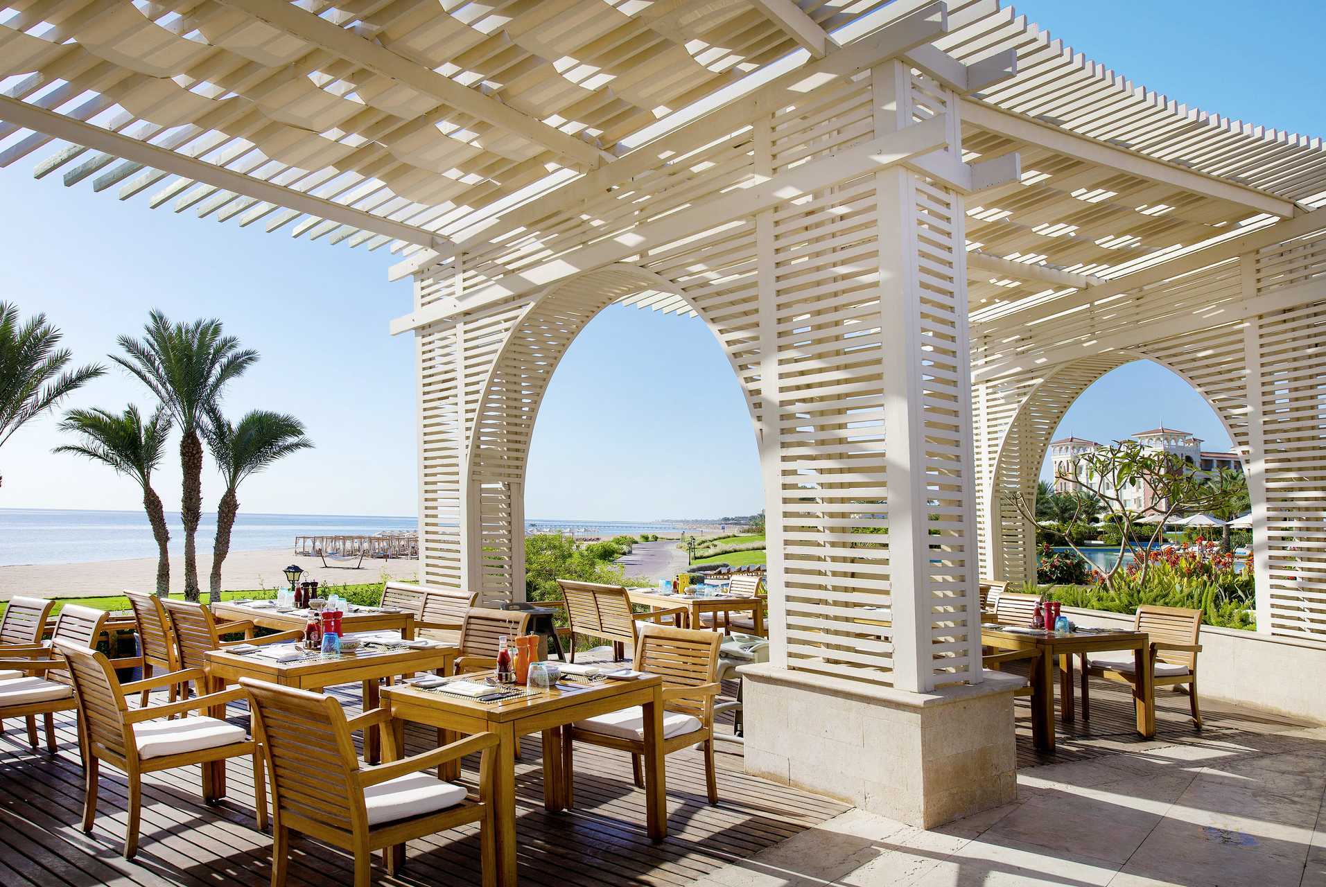 Restaurant på Baron Palace Resort hotel i Sahl Hasheesh, Egypten.