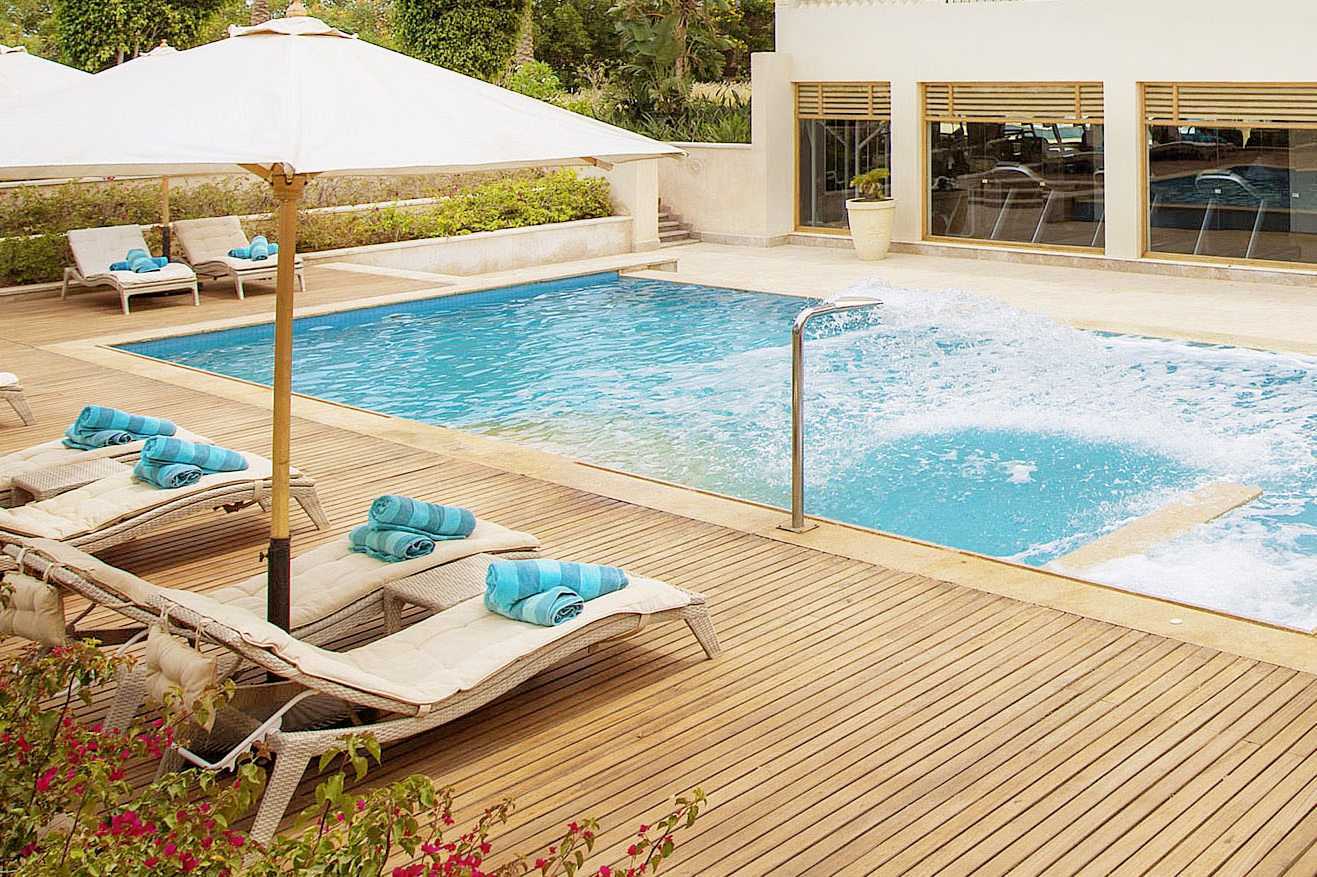 Pool på Baron Palace Resort hotel i Sahl Hasheesh, Egypten.