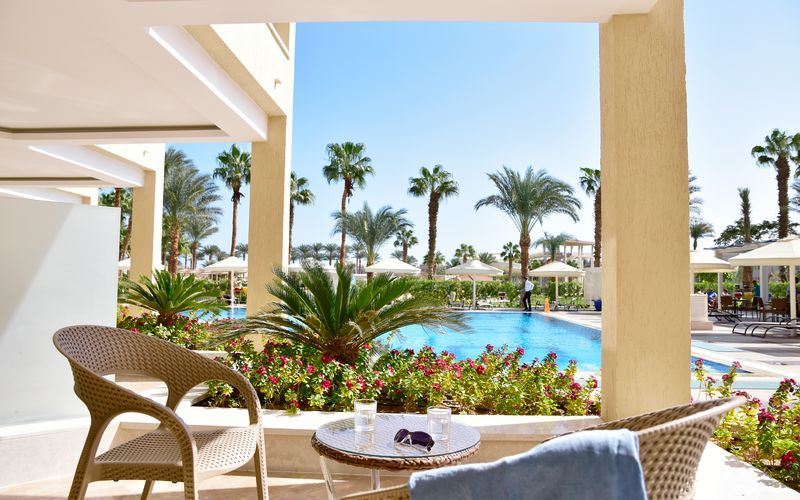 Junior-suite på Hotel Beach Albatros Resort i Hurghada, Egypten.